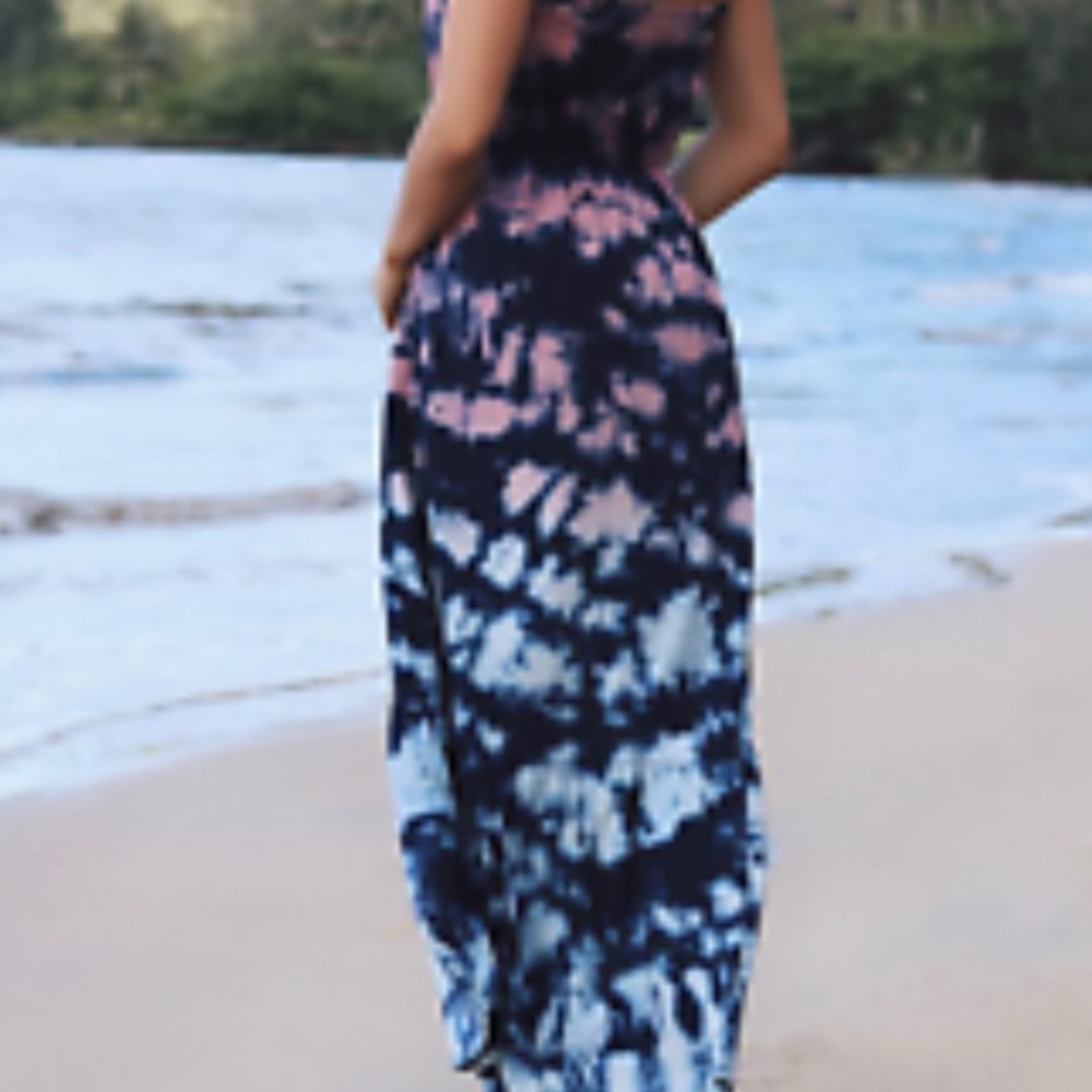 Anthropology Tie-Dye Maxi
